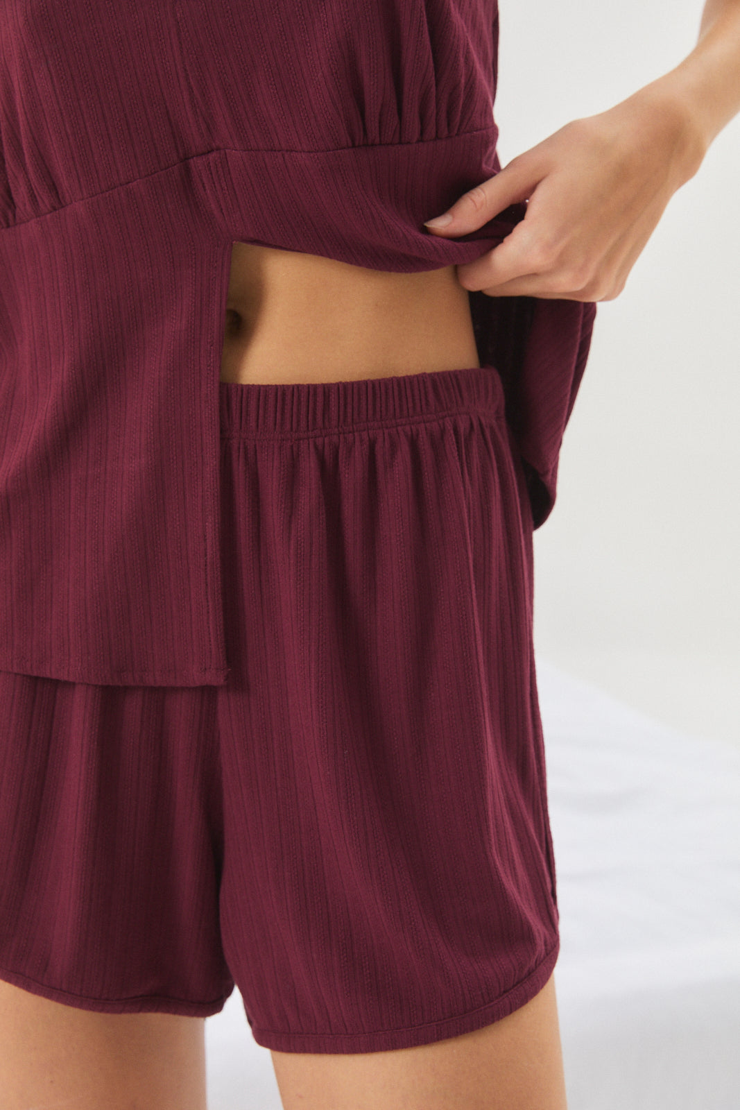 CONJUNTO DAISY BORDO